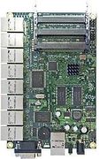 MIKROTIK RB/493AH ROUTERBOARD, 9 LAN / 3 MINI-PCI 680MHZ 128MB L5