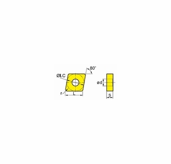 CNMG432-DR CNMG120408-DR YBC351 ZCCCT Turning Insert from