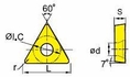 TCMT3(2.5)3-XM YBC203 (10 pieces)