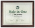 Hole-In-One Certificate Plaque - Cherry only $42.99 - Certificates