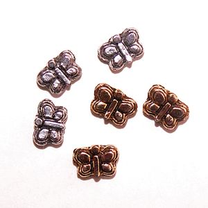 Antiqued Pewter Butterfly Bead