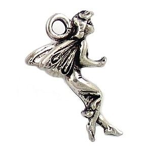Antiqued Pewter Fairy Charm