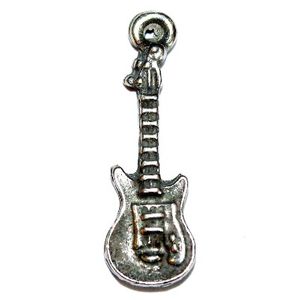 Antiqued Pewter Guitar Charm