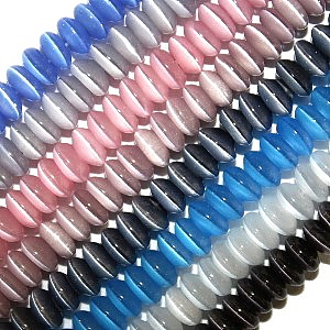 Cats Eye Rondelles Discs