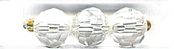 Crystal Clear Round Faceted Glass Beads Crystal Clear Round Faceted Glass Beads