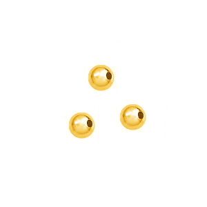 Metal Gold Color Beads (3mm)