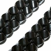 Hematite Beads: 4 Faceted Twist (8x8mm) Hematite Beads: 4 Faceted Twist (8x8mm)