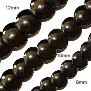 Hematite Beads: Saucer Disc Circle (8mm)