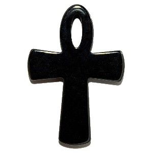 Hematite Pendant: Ankh