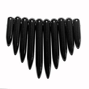 Hematite Pendant: Graduated Fan 10 Piece Necklace Set