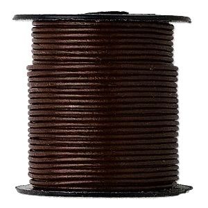 Leather Cord Dark Brown (1.0mm)