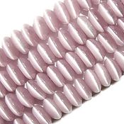 Light Amethyst Rondelle Disc Cats Eye Beads (3mm x 6mm)