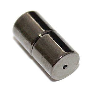 Magnetic Clasps: Black Gun Metal Finish (6x6mm)