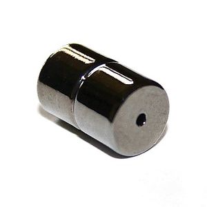 Magnetic Clasps: Black Gun Metal Finish (8x6mm)