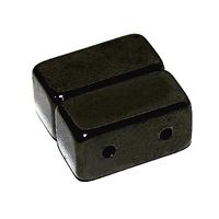 Magnetic Clasps: Double Hole Flat Black Epoxy