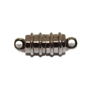 Magnetic Clasps: Gun Metal Finish (6x10mm)