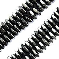 Magnetic Hematite Beads 18 Facet Pillar (2.5X6mm)