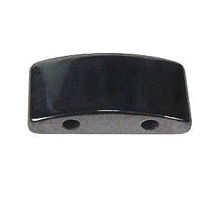 Magnetic Hematite Beads: 2-Hole Spacer (10x19x5mm)