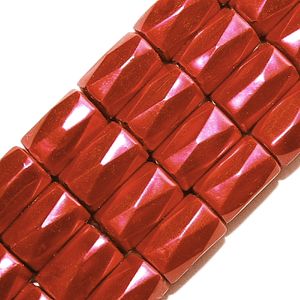 Magnetic Hematite Beads: Pearl Salmon Pink (6x8mm)