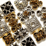 Metal Slider Beads Swarovski