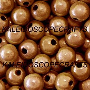 Miracle Beads: Carmel Brown (8mm)