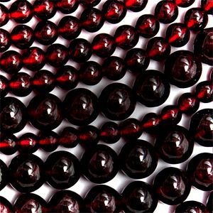 Round Garnet Beads (4mm)