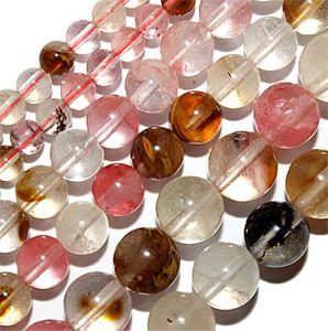 Watermelon Quartz Beads