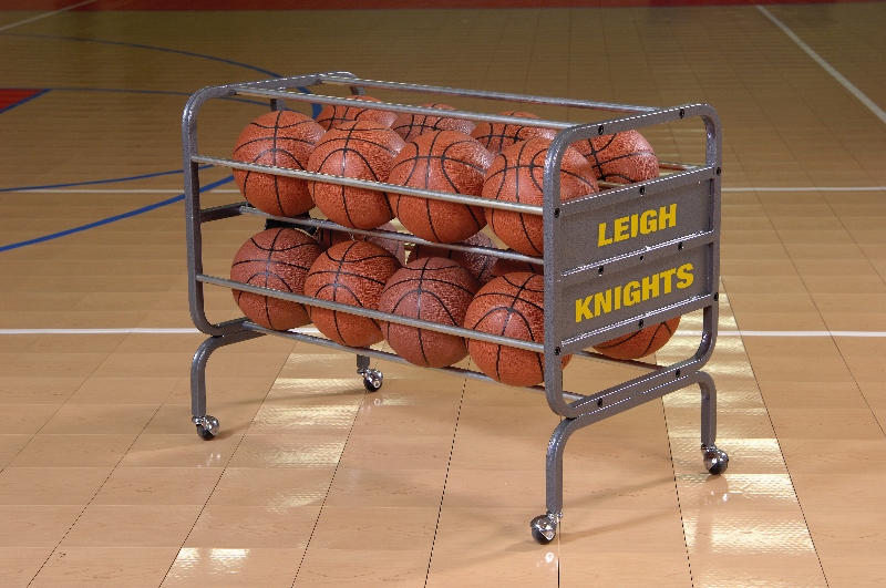 Bison Lockable Basketball Ball Cart TopHoops