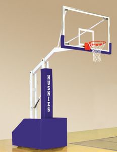 Bison T-Rex Club Portable Basketball Hoop - 72 Inch Glass