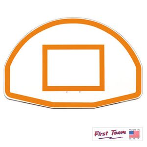 First Team 36" X 54" Fan-Shaped Aluminum Backboard