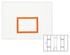 First Team 42" X 60" Rectangular Steel Backboard w/ brackets