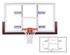 First Team 42" X 72" Unbreakable Conversion Glass Backboard