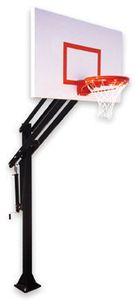 First Team Attack Endura Inground Adjustable Hoop - 60 Inch Aluminum
