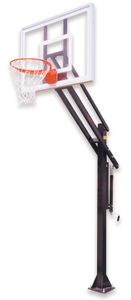 First Team Attack II Inground Adjustable Hoop - 48 Inch Acrylic