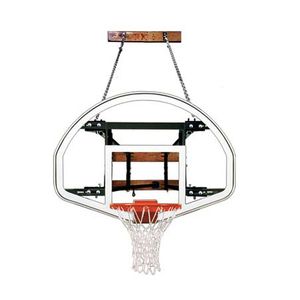 First Team FoldaMount 82 Advantage Wall-Mounted Hoop - Fan-Shaped Glass