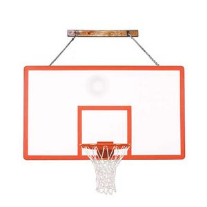First Team FoldaMount 82 Performance Wall-Mounted Hoop - 72 Inch Fiberglass