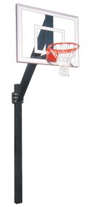 First Team Legend Jr Ultra Inground Fixed Height Hoop - 54 Inch Glass