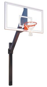 First Team Legend Supreme Inground Fixed Height Hoop - 72 Inch Acrylic