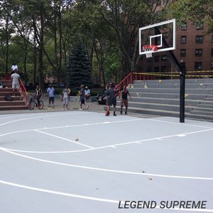 First Team Legend Supreme Inground Fixed Height Hoop - 72 Inch Acrylic