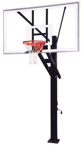 First Team Stainless Olympian Arena Inground Adjustable Hoop - 72 Inch Glass