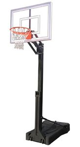 First Team OmniChamp II Adjustable Portable Hoop - 48 Inch Acrylic