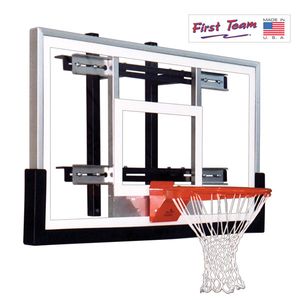 First Team PowerMount Ultra Wall-Mounted Hoop - 54 Inch Glass