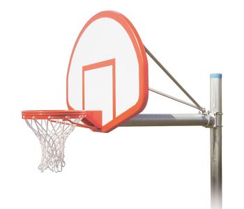 First Team Renegade Flight Inground Fixed Height Hoop - 54 Inch Fiberglass