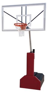 First Team Thunder Arena Adjustable Portable Hoop - 72 Inch Glass