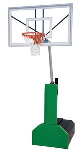 First Team Thunder Pro Adjustable Portable Hoop - 60 Inch Glass