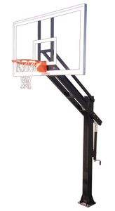 First Team Titan Arena Inground Adjustable Hoop - 72 Inch Glass