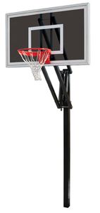 First Team Vector Eclipse Inground Adjustable Hoop - 60 Inch Smoked Glass