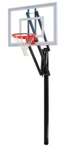 First Team Vector III Inground Adjustable Hoop - 54 Inch Acrylic