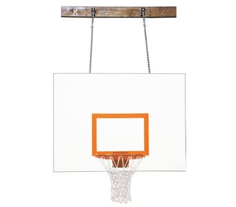 First Team FoldaMount 46 Aggressor Wall-Mounted Hoop - 60 Inch Steel
