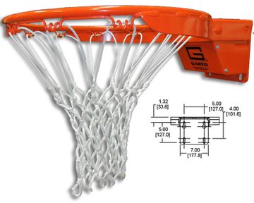 Gared 2000+ CollegiatePremium Breakaway Basketball Rim